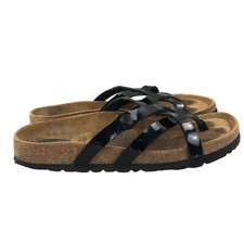Betula Birkenstock Unisex EU 40 ( US 7M 9W) Vinja Black Patent Slip On Sandals
