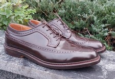 Alden # 975  SHELL CORDOVAN long wing blucher . Size US 11,5  B/D