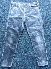 GAP 1969 ALWAYS SKINNY HIGH RISE BLUE CORDS SIZE 32"