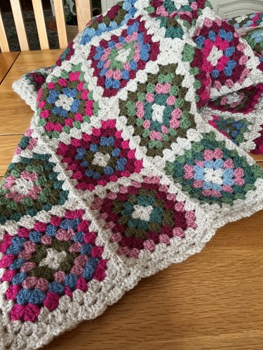 Handmade crochet blanket - handmade,