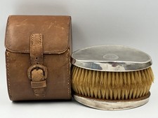 Silver Mounted Clothes Brushes Mappin and Webb Engine Turned Hallmarked 1930