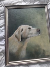 Oil Painting Of Yellow / White