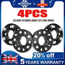 4× Wheel Spacers 5x108 20mm