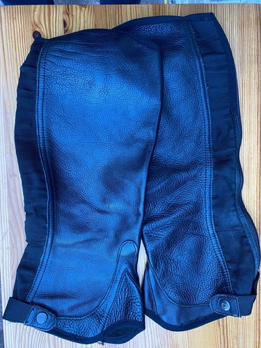 Leather gaiters - leather,