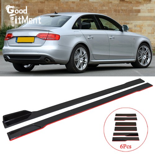 Car side skirts splitter - car,
