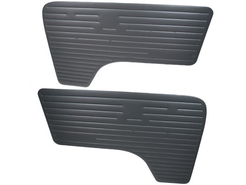 Black door panels door