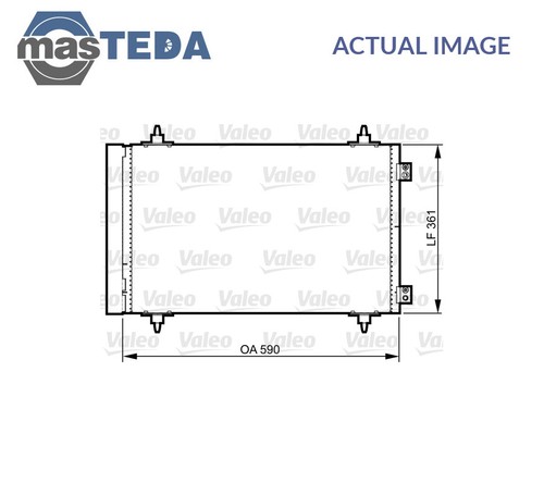 814366 air con condenser - 814366,
