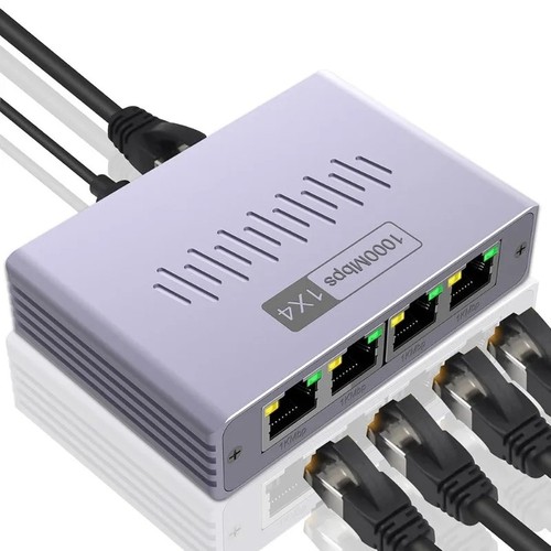 1000mbps ethernet splitter 1x4 - 1000mbps,