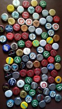 Used Assorted Metal Bottle Top Crown Caps Beer Soda Mixed lot