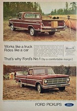1969 VINTAGE PRINT AD - FORD -