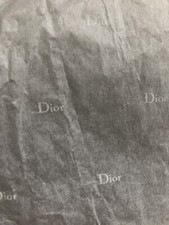 dior wrapping paper x2  