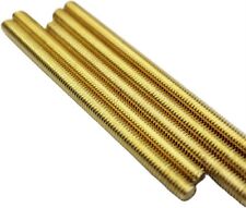 M3 M4 M5 M6 M8 M10 Brass Threaded Bar- Rod Studding 50mm to 300mm Stud Allthread