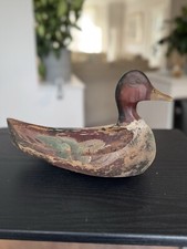 antique wood duck decoy