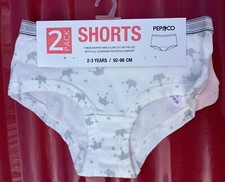 Girls 2 pack Peach and White