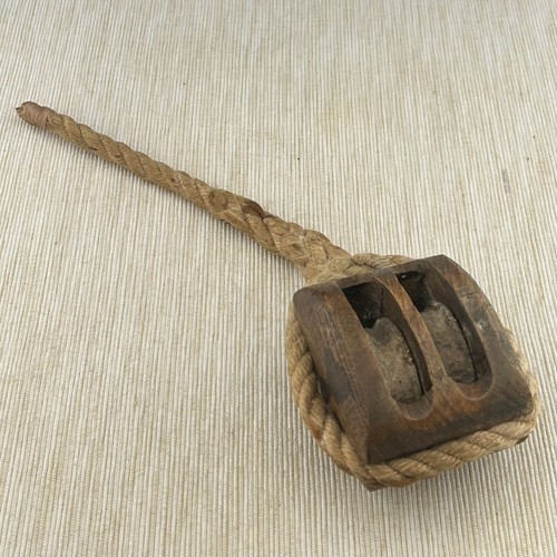 Antique wooden double ships - wooden,