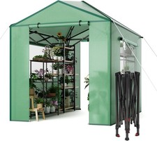 Outsunny 8x12ft Polycarbonate Walk-in Greenhouse Plant Warm House w/ Windows
