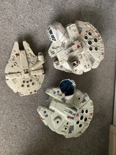 Bundle 3 Star Wars Millenium Falcon Space Ships for Spares or Repair