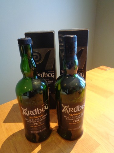Ardbeg empty whisky - (two),