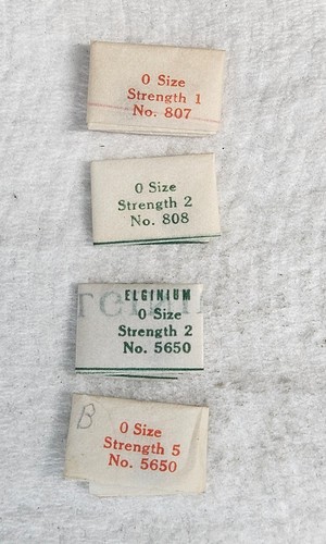 Elgin nos hairspring pocket - nos,