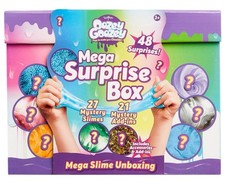 Mega Surprise Slime Box 48 Surprises Xmas Birthday Gift For Kids 22x29x16 cm