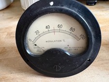  Modulation Meter Gauge dated