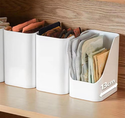Plastic fridge organizer bin - plastic,