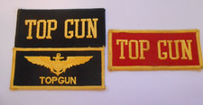 USN TOP GUN  original 3   vintage patches one with  wing detail