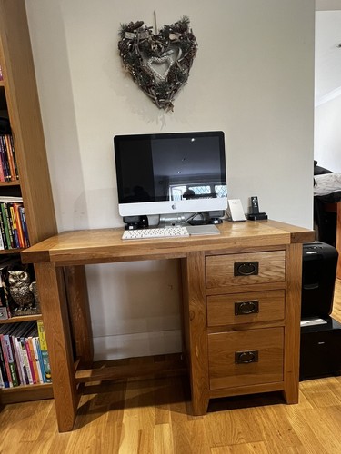 Oak desk solid - oak,