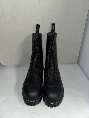 Solovair black greasy eye - black,