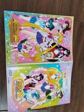 Sailor Moon World Colouring Book  With  Coloured Cut Out Figures