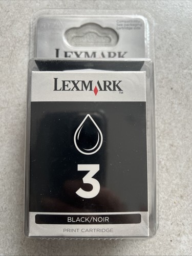 Original lexmark no3 black - lexmark,