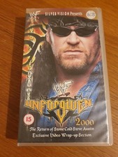 WWF Unforgiven 2000 VHS Video