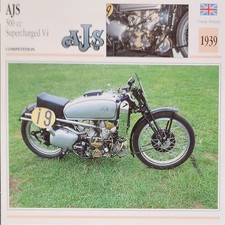 AJS 500 Motorcycle Bike