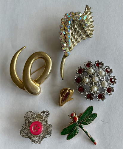 Vintage brooch joblot bundle - brooch,