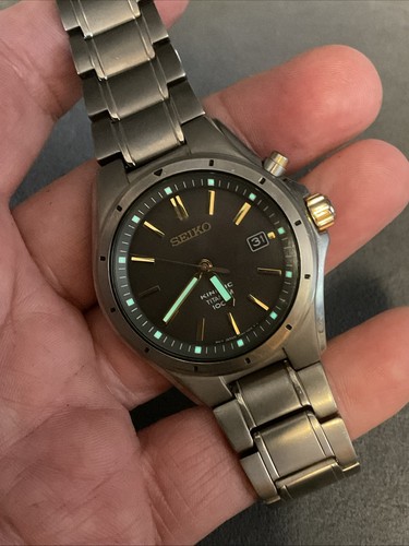 Seiko kinetic titanium 100m - seiko,
