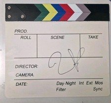 Tim Burton Signed Movie Clapper Board, Director, Wednesday (2) *PHOTO PROOF+COA*