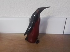 Royal Doulton Flambe Penguin 16cm Damaged Beak