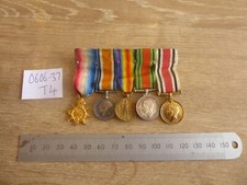 Miniature medal group ww1 - miniature,