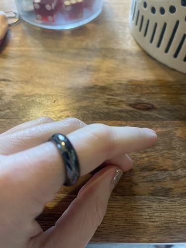 New shiny black mirrored band