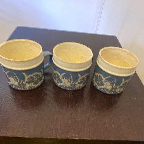 Denby wild flower mugs blue - denby/,