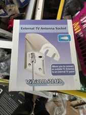 Vision Plus External Socket For Television Aerial Antenna Weatherproof 09-6016 