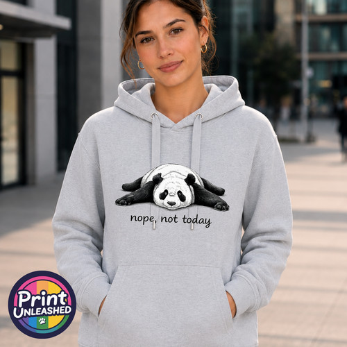 Funny panda hoodie - funny, not