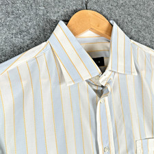 Canali Shirt Mens 16.5" Blue