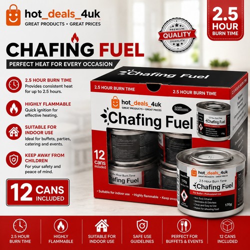 Pack chafing fuel 5 - 12,