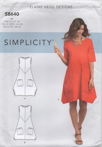 Simplicity sewing pattern 8640 - pattern,