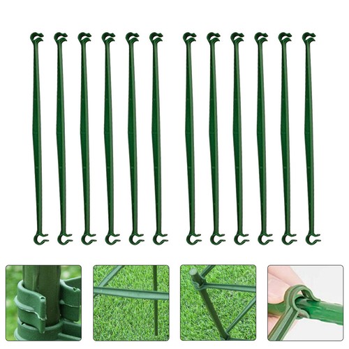 12pcs reusable green pvc plant - pvc,