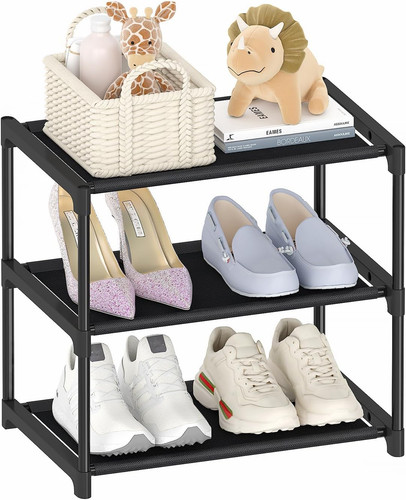 Narrow shoe rack 3 tier - narrow,