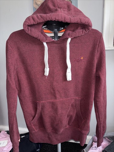 Superdry orange label hoodie - orange,