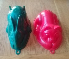 Vintage Plastic Red Cat &