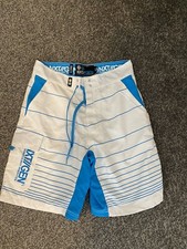 Crosshatch White And Blue Mens Board shorts Nwot S